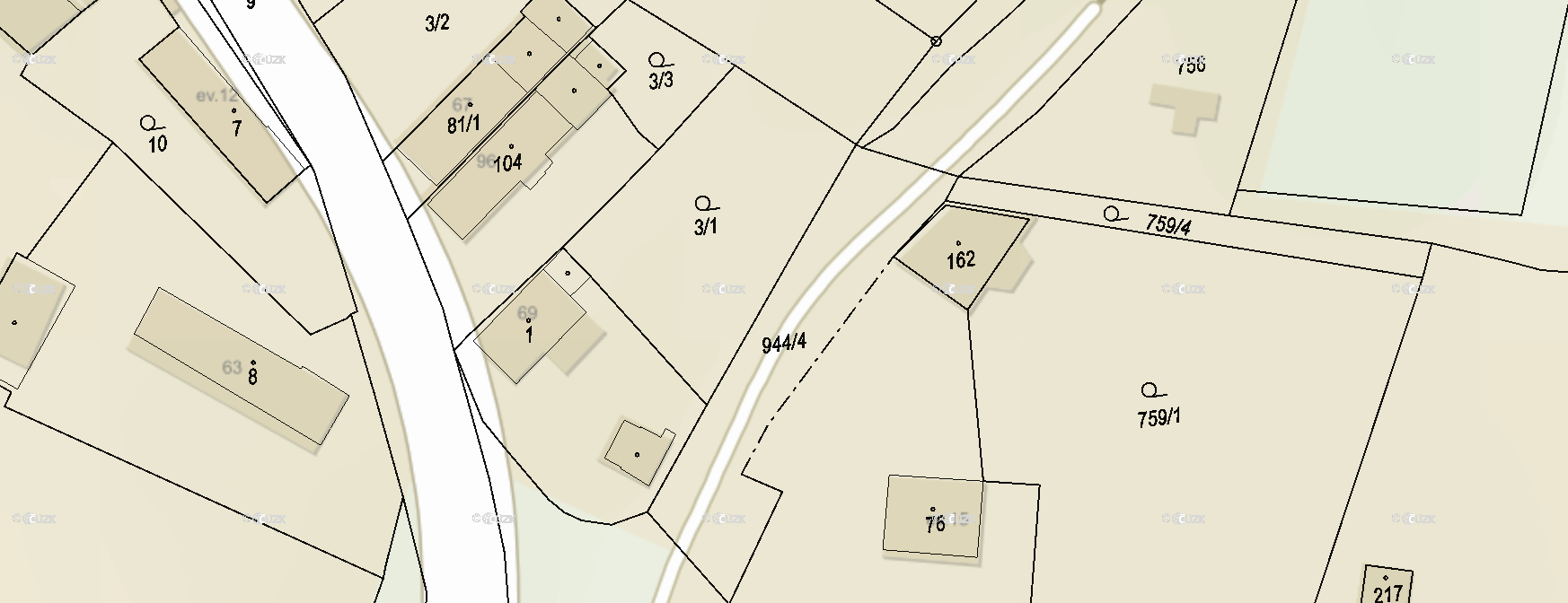 Katastrální mapa